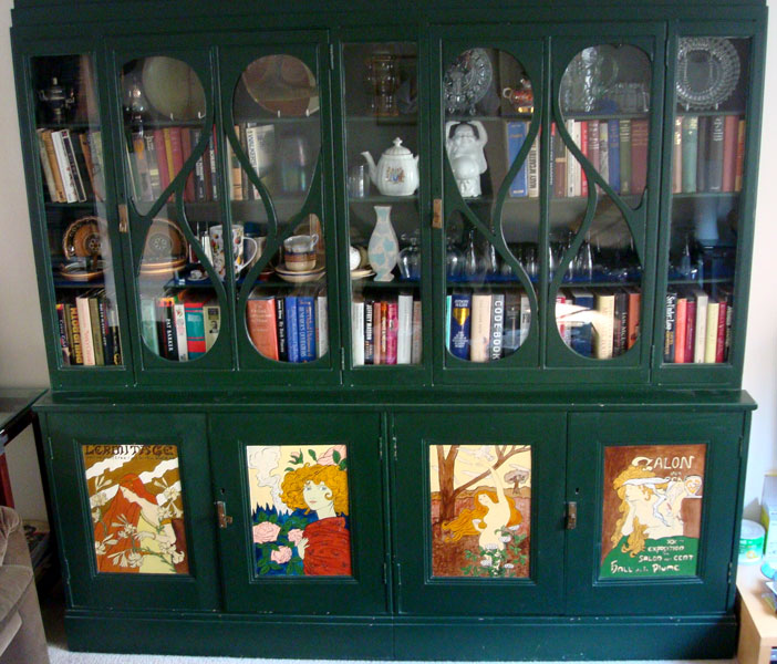 Art Nouveau Bookcase